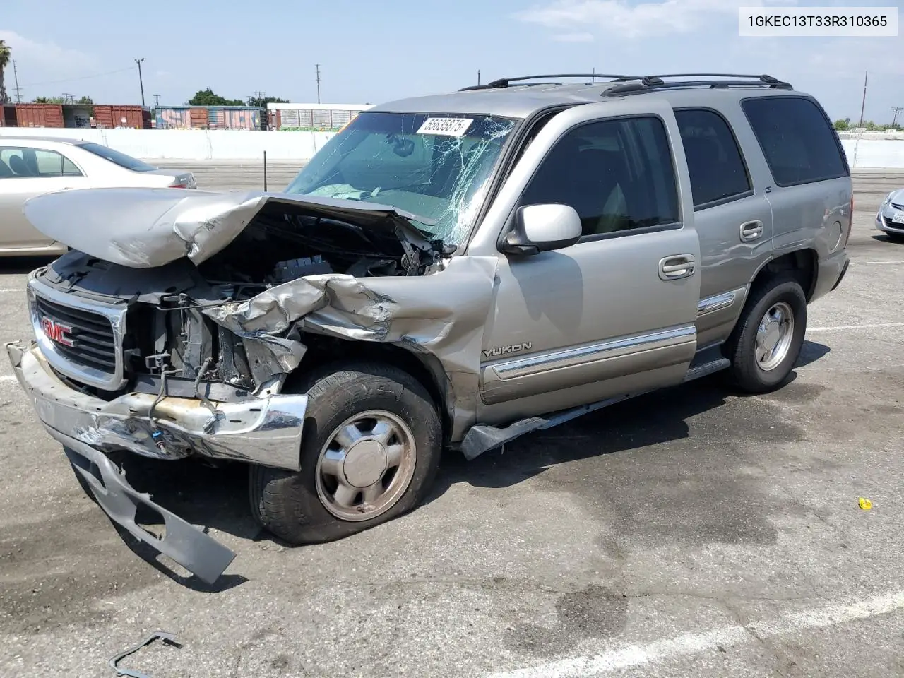 2003 GMC Yukon VIN: 1GKEC13T33R310365 Lot: 55635875