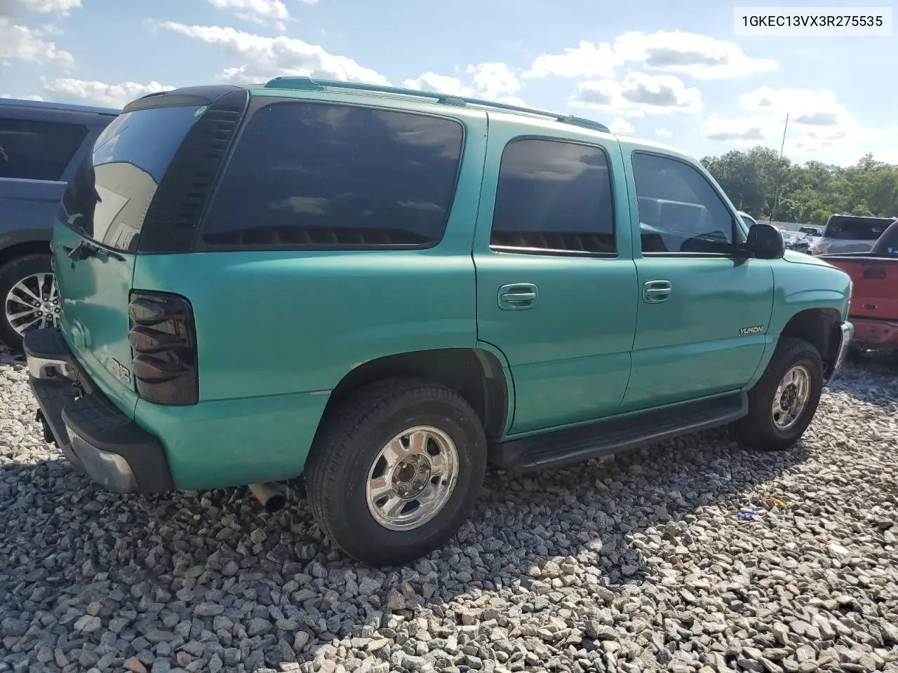 2003 GMC Yukon VIN: 1GKEC13VX3R275535 Lot: 56593705