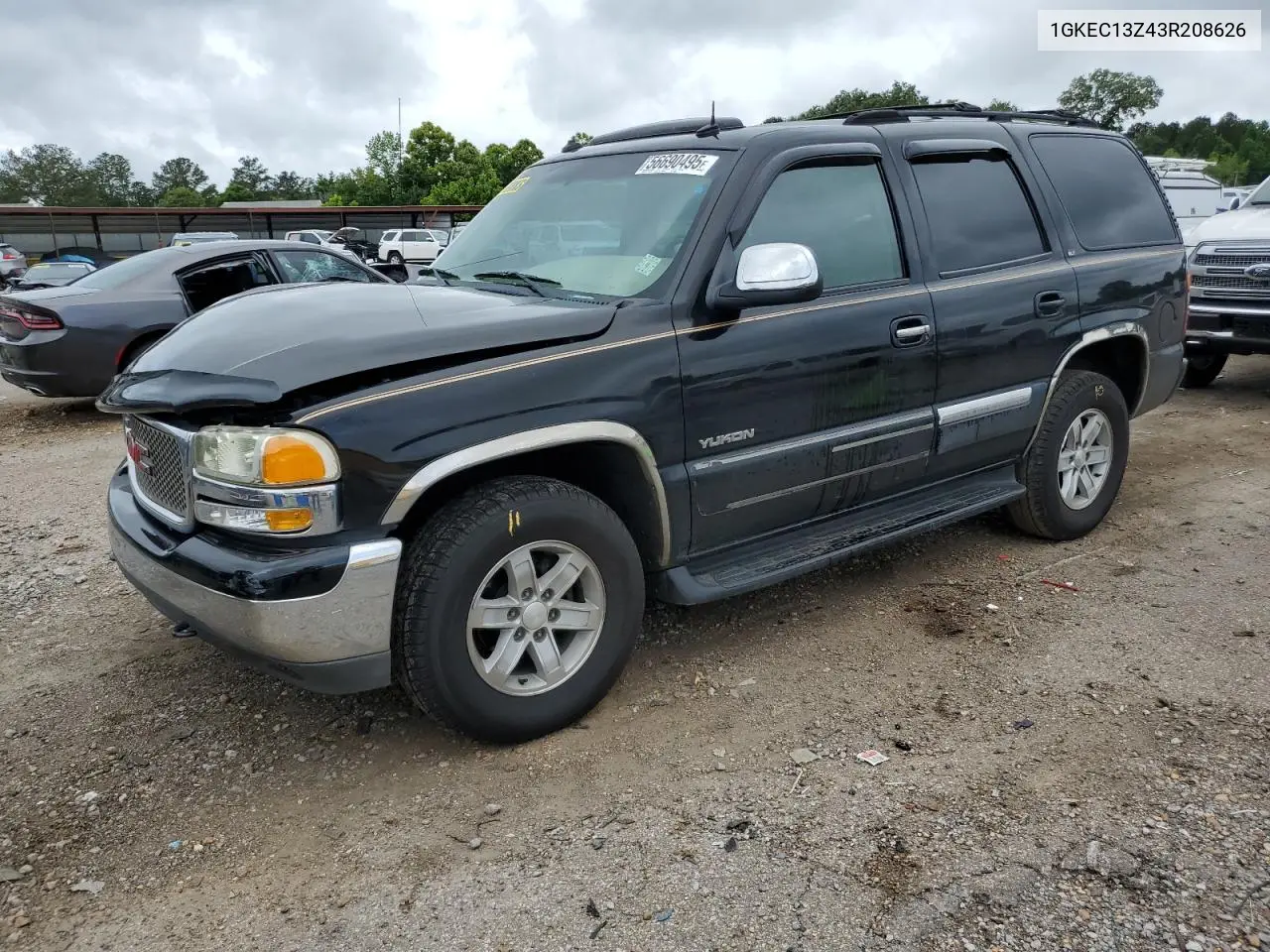 2003 GMC Yukon VIN: 1GKEC13Z43R208626 Lot: 56690495