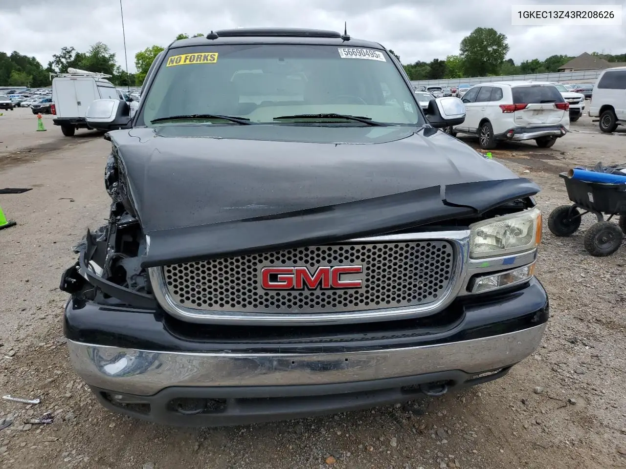 2003 GMC Yukon VIN: 1GKEC13Z43R208626 Lot: 56690495