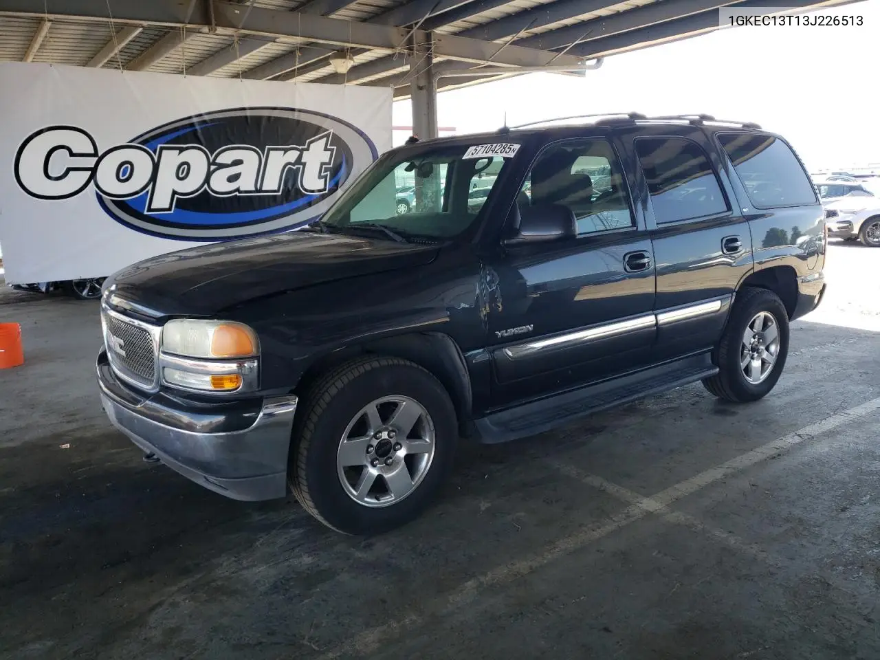 2003 GMC Yukon VIN: 1GKEC13T13J226513 Lot: 57104285