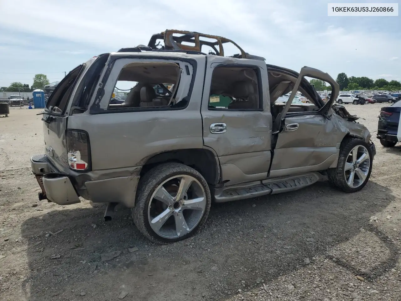 2003 GMC Yukon Denali VIN: 1GKEK63U53J260866 Lot: 60719445