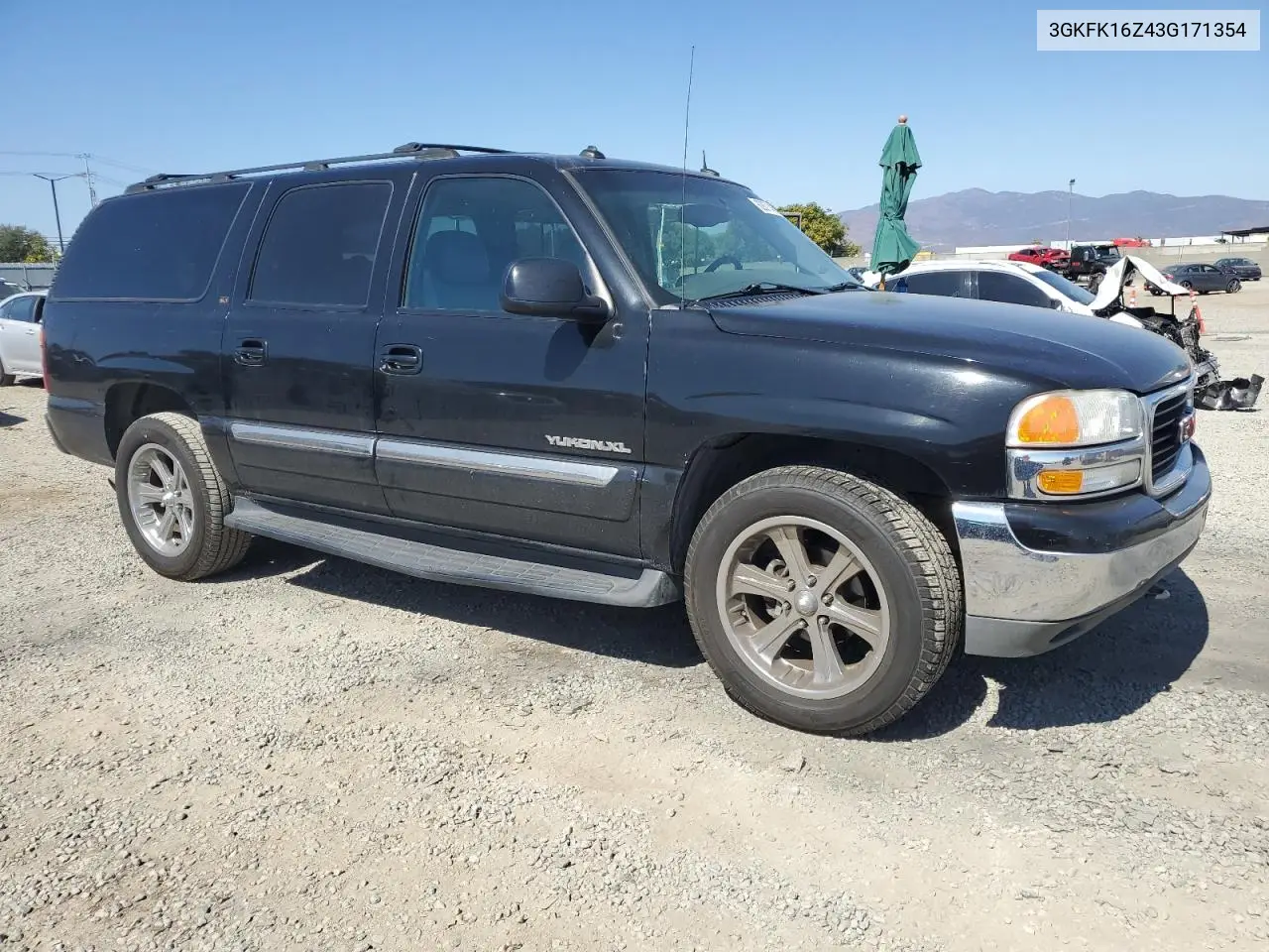 2003 GMC Yukon Xl K1500 VIN: 3GKFK16Z43G171354 Lot: 62671455