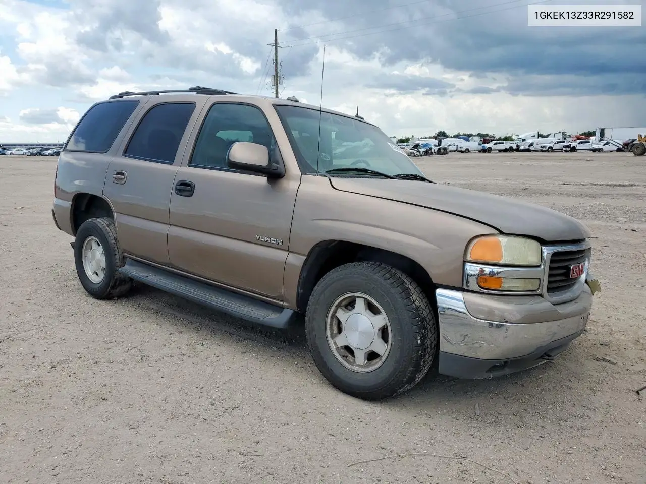 2003 GMC Yukon VIN: 1GKEK13Z33R291582 Lot: 62691685