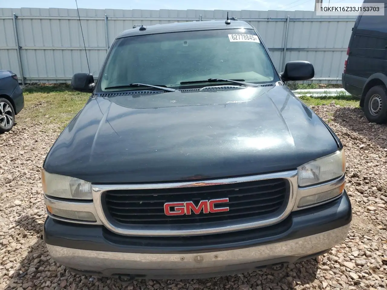 2003 GMC Yukon Xl K1500 VIN: 1GKFK16Z33J153703 Lot: 62778845