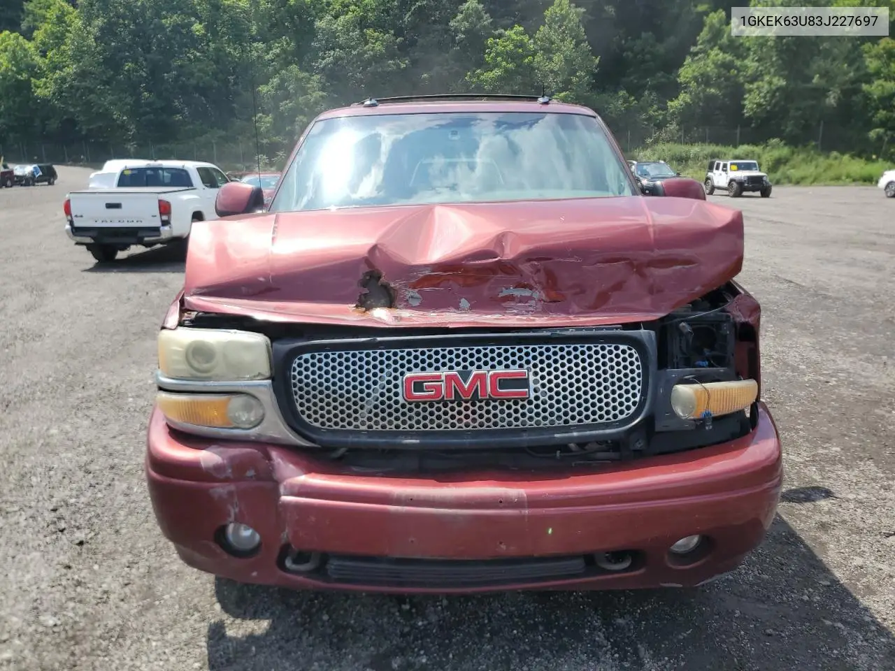 2003 GMC Yukon Denali VIN: 1GKEK63U83J227697 Lot: 63316555