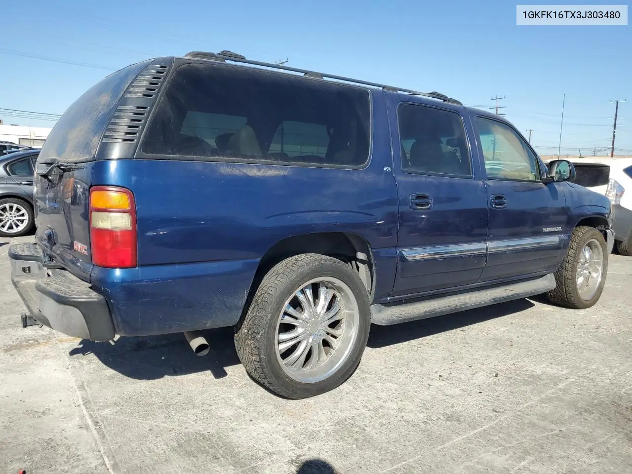 2003 GMC Yukon Xl K1500 VIN: 1GKFK16TX3J303480 Lot: 63943625