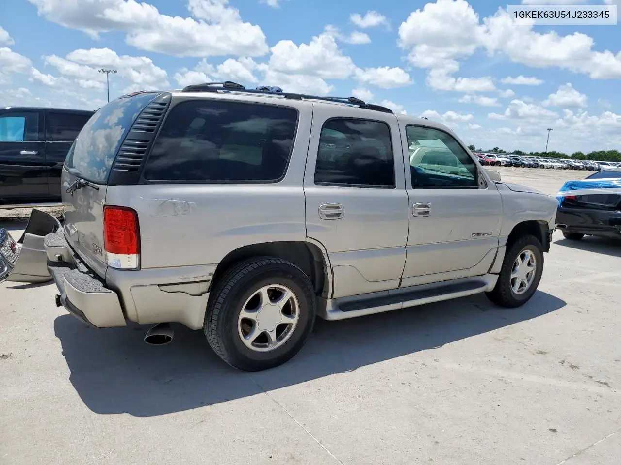 2004 GMC Yukon Denali VIN: 1GKEK63U54J233345 Lot: 62558865