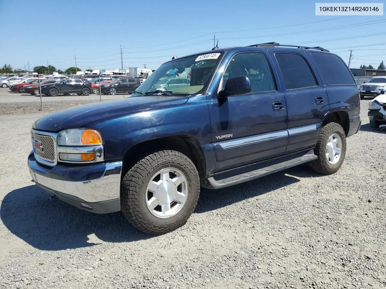 2004 GMC Yukon VIN: 1GKEK13Z14R240146 Lot: 62868745