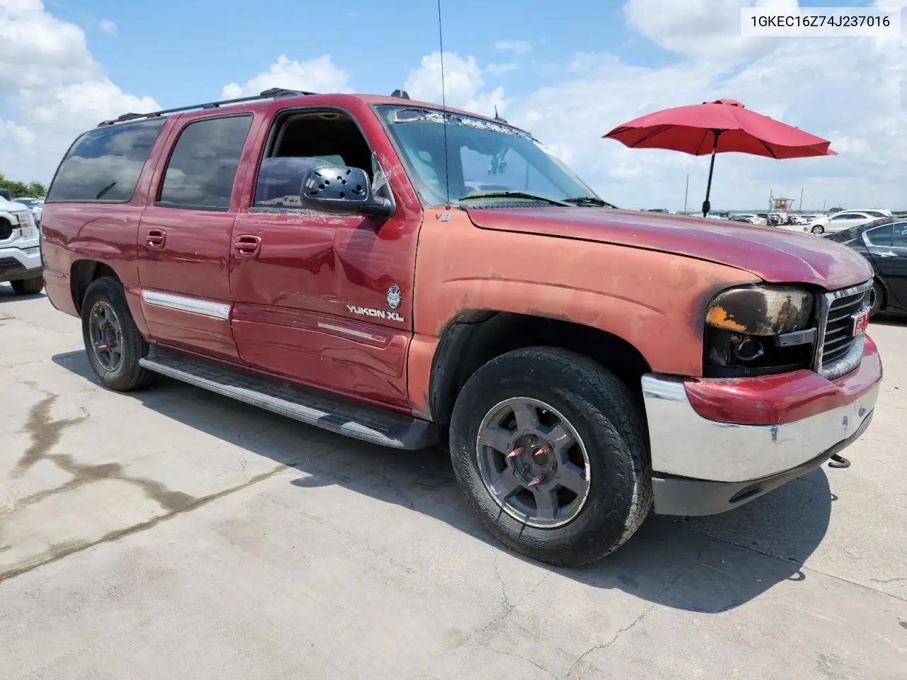 2004 GMC Yukon Xl C1500 VIN: 1GKEC16Z74J237016 Lot: 64017705