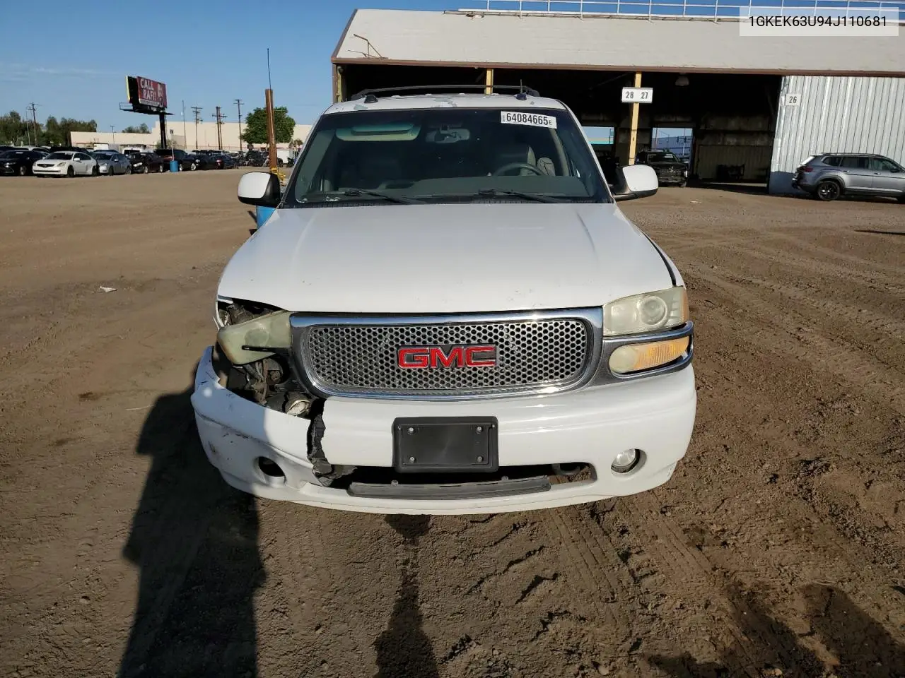 2004 GMC Yukon Denali VIN: 1GKEK63U94J110681 Lot: 64084665