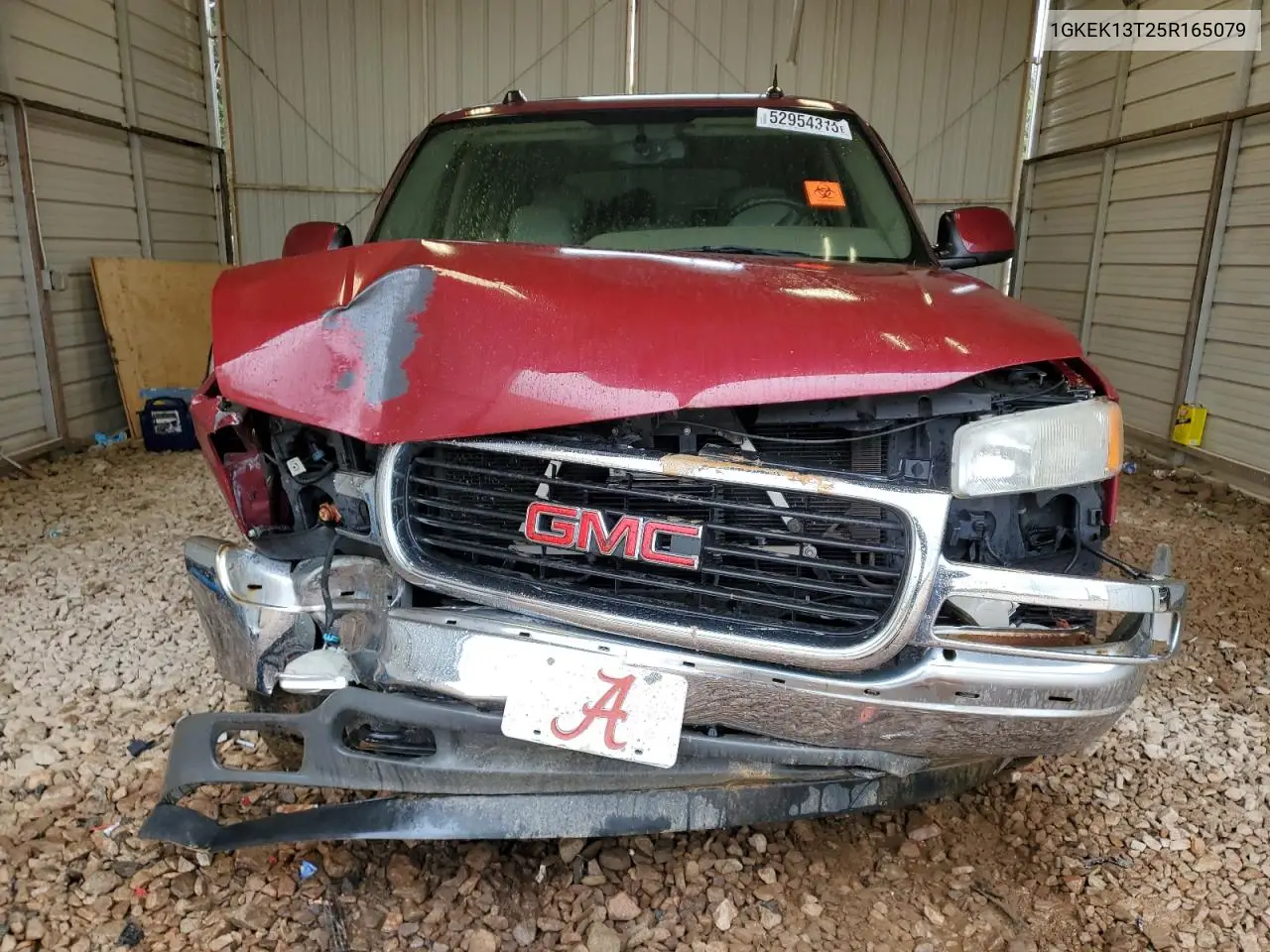 2005 GMC Yukon VIN: 1GKEK13T25R165079 Lot: 52954315