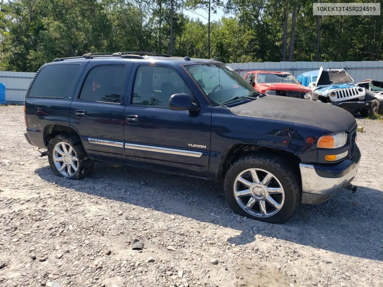 2005 GMC Yukon VIN: 1GKEK13T45R224519 Lot: 62450485