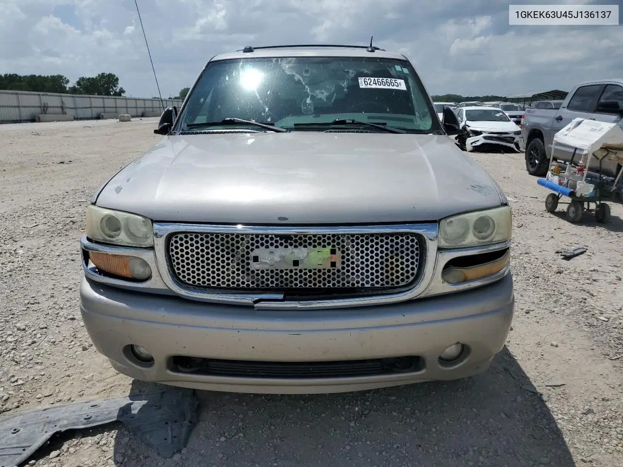 2005 GMC Yukon Denali VIN: 1GKEK63U45J136137 Lot: 62466665