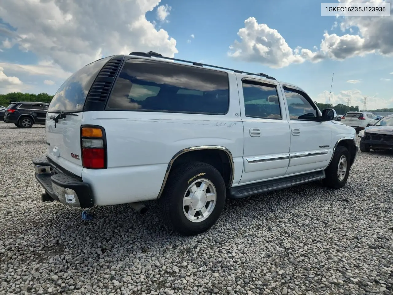 2005 GMC Yukon Xl C1500 VIN: 1GKEC16Z35J123936 Lot: 62919725