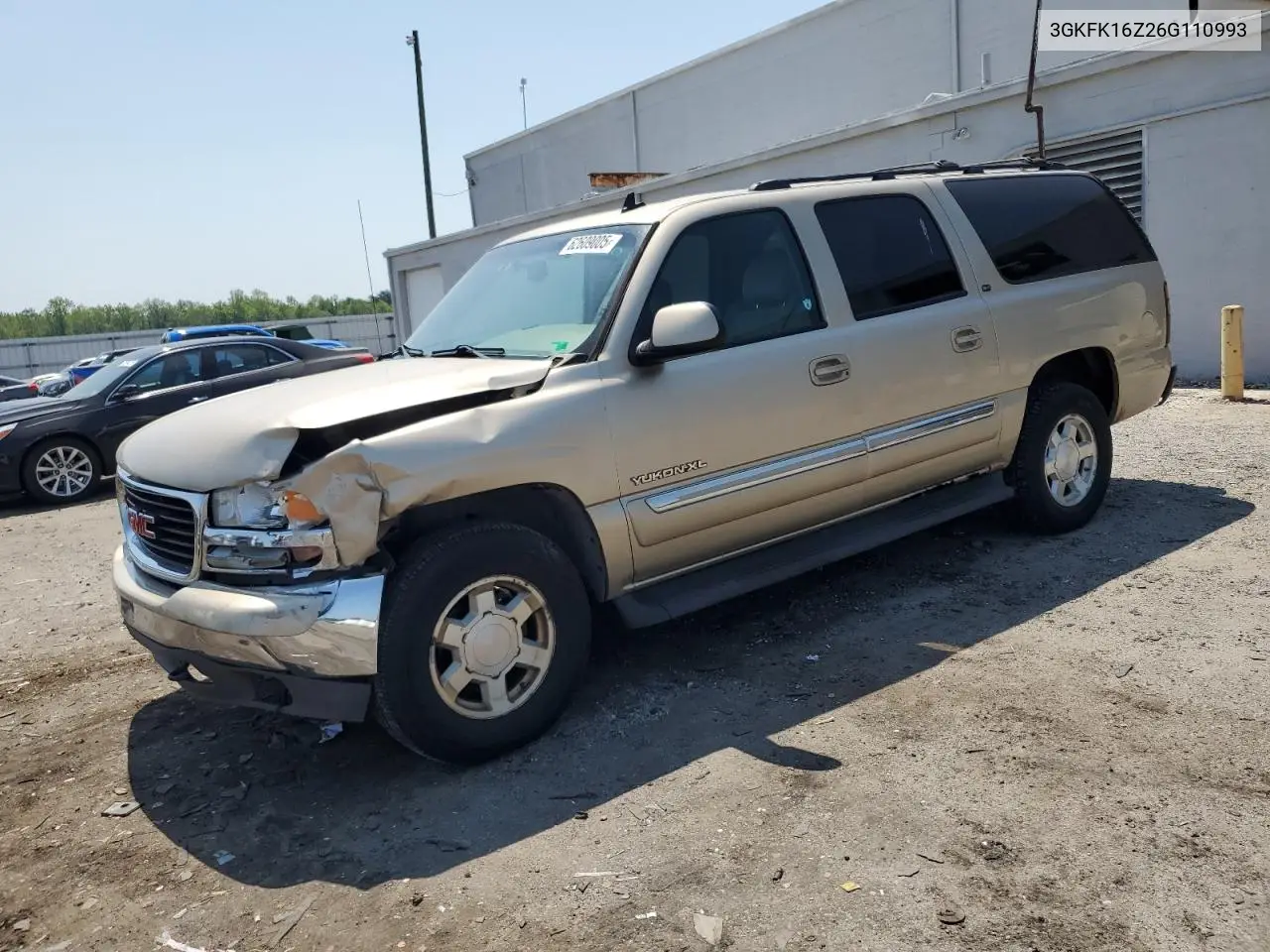 2006 GMC Yukon Xl K1500 VIN: 3GKFK16Z26G110993 Lot: 62609005