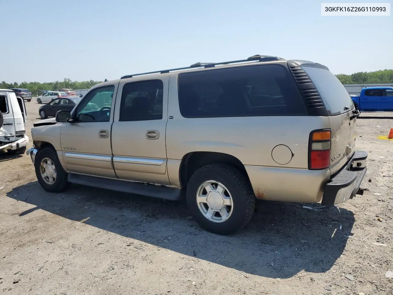 2006 GMC Yukon Xl K1500 VIN: 3GKFK16Z26G110993 Lot: 62609005