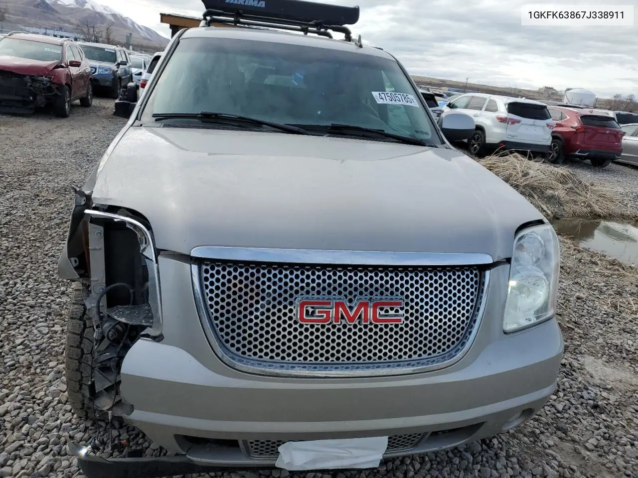 2007 GMC Yukon Denali VIN: 1GKFK63867J338911 Lot: 47505785