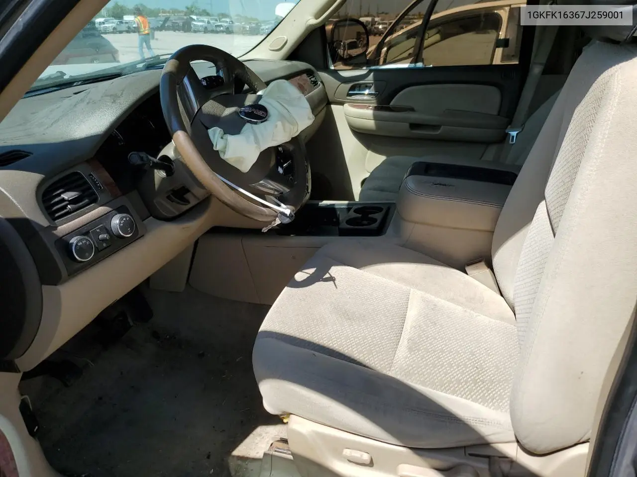 2007 GMC Yukon Xl K1500 VIN: 1GKFK16367J259001 Lot: 55866375