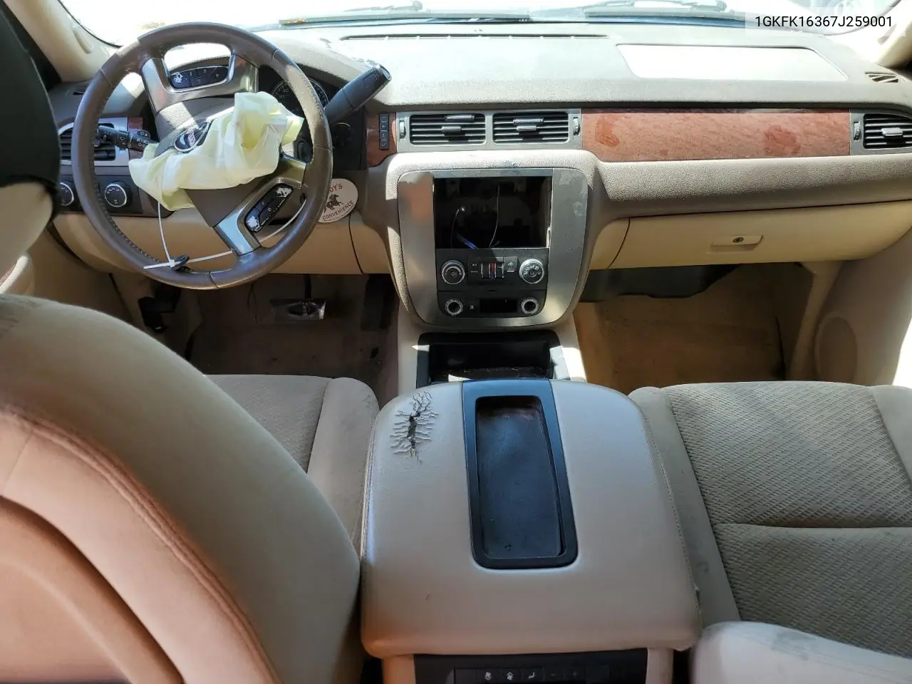 2007 GMC Yukon Xl K1500 VIN: 1GKFK16367J259001 Lot: 55866375