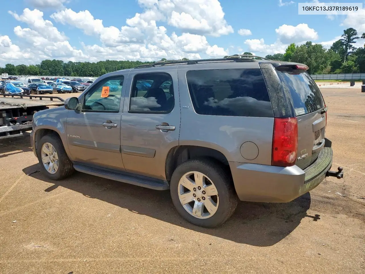 2007 GMC Yukon VIN: 1GKFC13J37R189619 Lot: 62672535