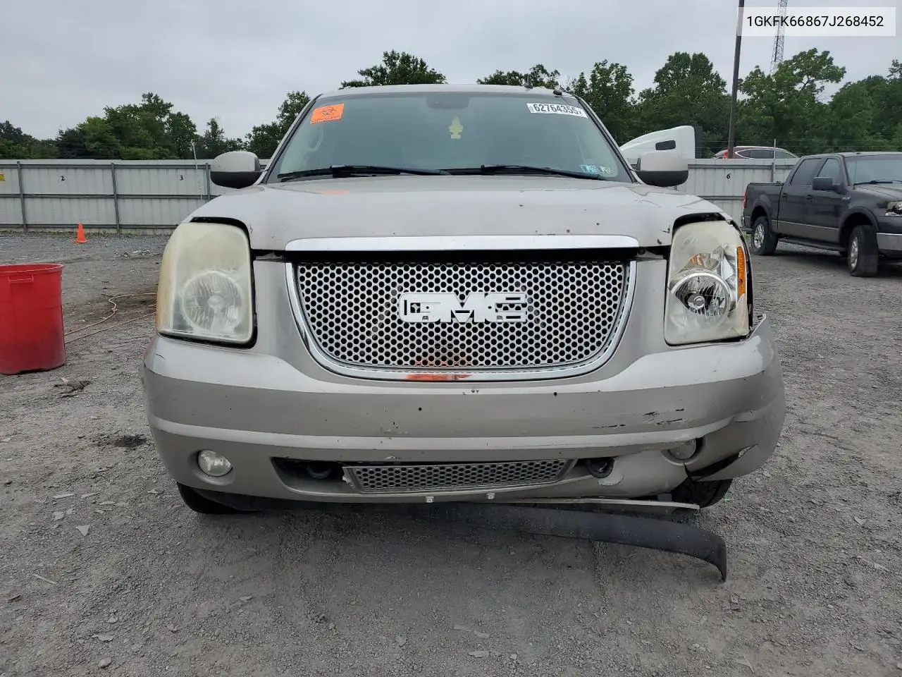 2007 GMC Yukon Xl Denali VIN: 1GKFK66867J268452 Lot: 62764355