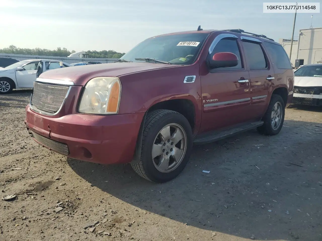 2007 GMC Yukon VIN: 1GKFC13J77J114548 Lot: 63018015