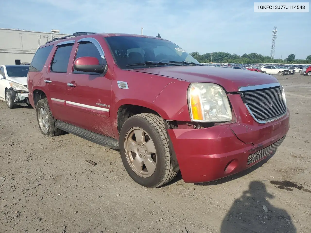 2007 GMC Yukon VIN: 1GKFC13J77J114548 Lot: 63018015