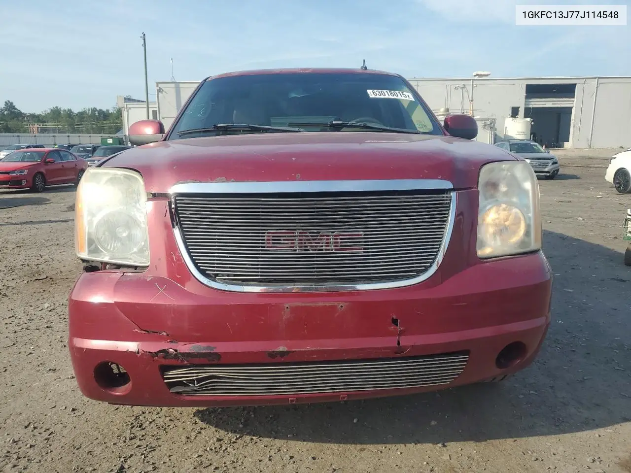 2007 GMC Yukon VIN: 1GKFC13J77J114548 Lot: 63018015