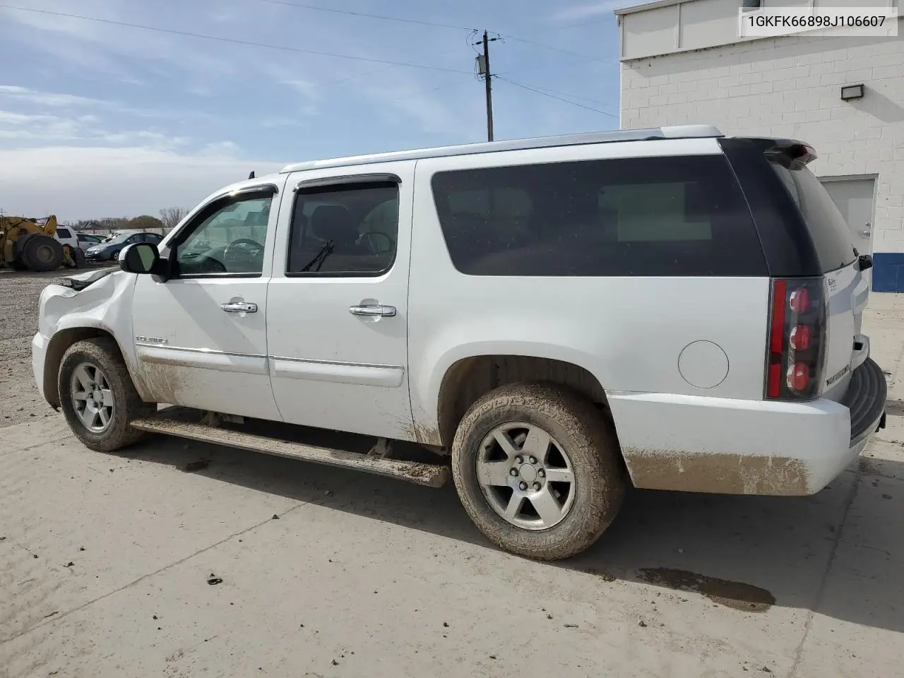 2008 GMC Yukon Xl Denali VIN: 1GKFK66898J106607 Lot: 47481335