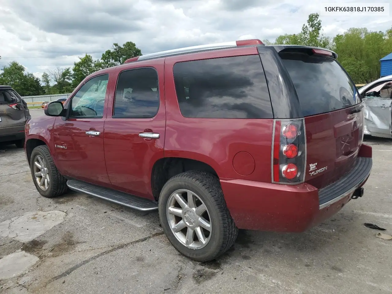 2008 GMC Yukon Denali VIN: 1GKFK63818J170385 Lot: 56486255