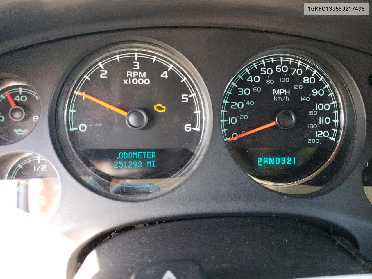 2008 GMC Yukon VIN: 1GKFC13J58J217498 Lot: 56647615