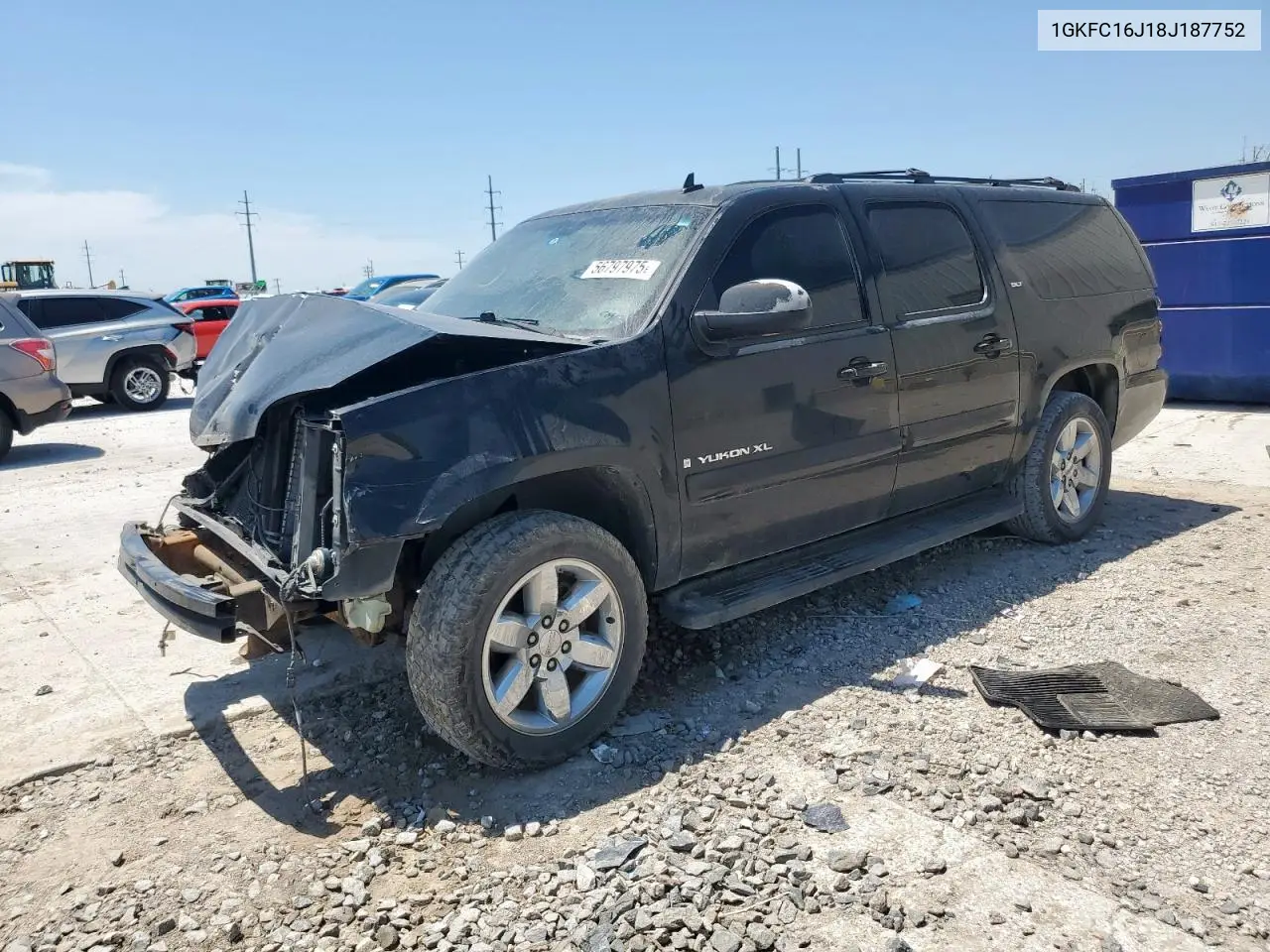 2008 GMC Yukon Xl C1500 VIN: 1GKFC16J18J187752 Lot: 56797975