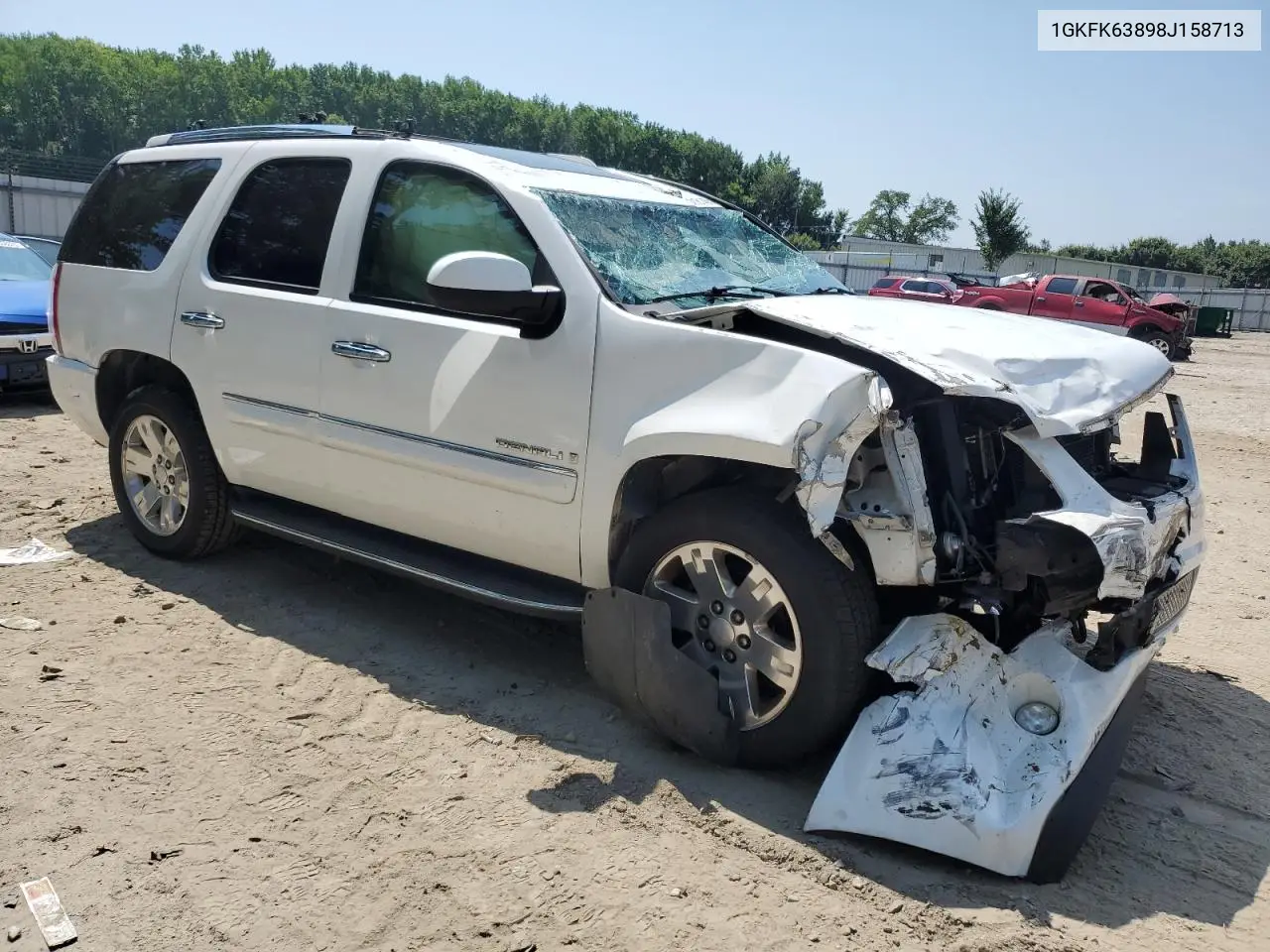 2008 GMC Yukon Denali VIN: 1GKFK63898J158713 Lot: 62161405