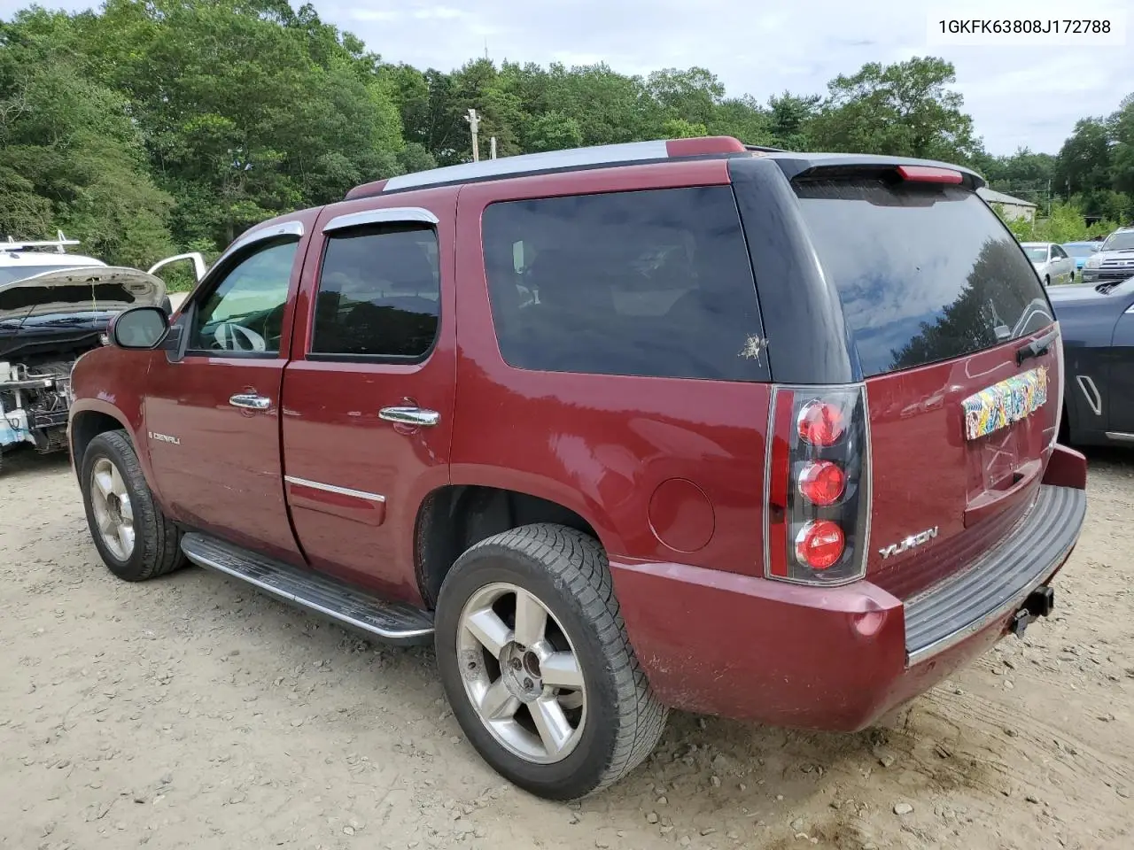 2008 GMC Yukon Denali VIN: 1GKFK63808J172788 Lot: 62506975