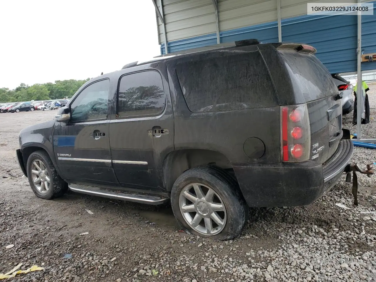2009 GMC Yukon Denali VIN: 1GKFK03229J124008 Lot: 56189155