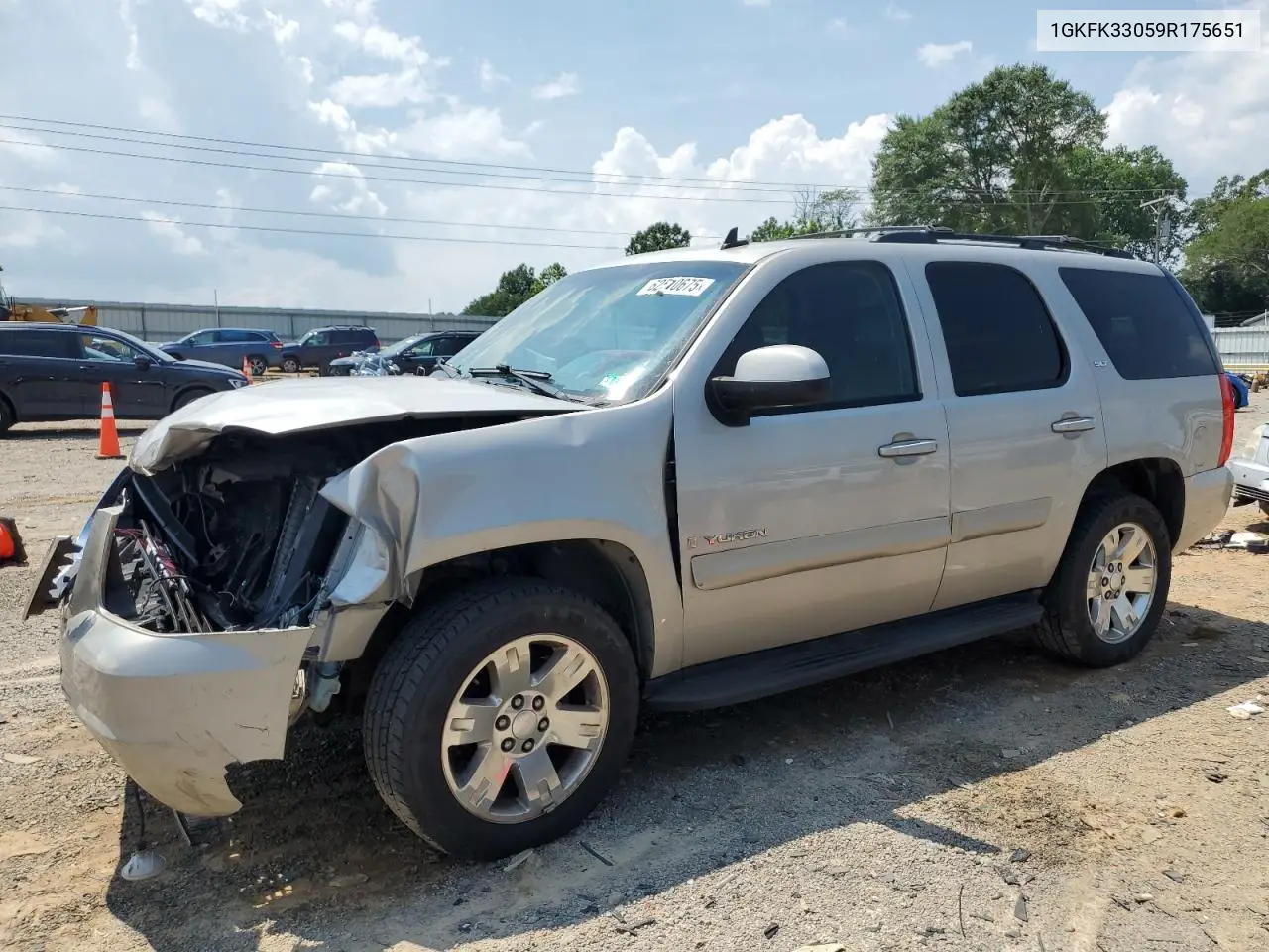 2009 GMC Yukon Slt VIN: 1GKFK33059R175651 Lot: 62510675