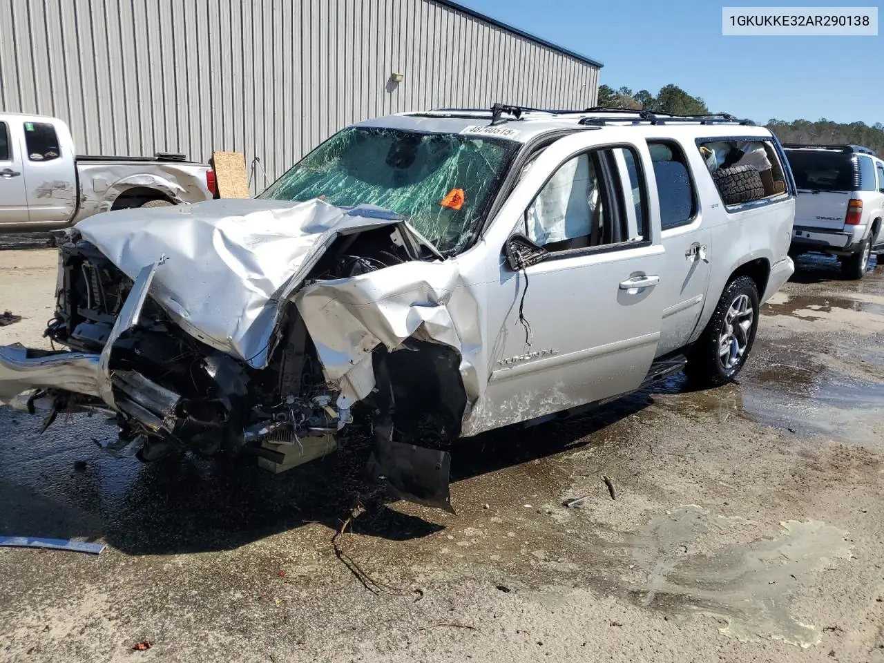 2010 GMC Yukon Xl K1500 Slt VIN: 1GKUKKE32AR290138 Lot: 48740515