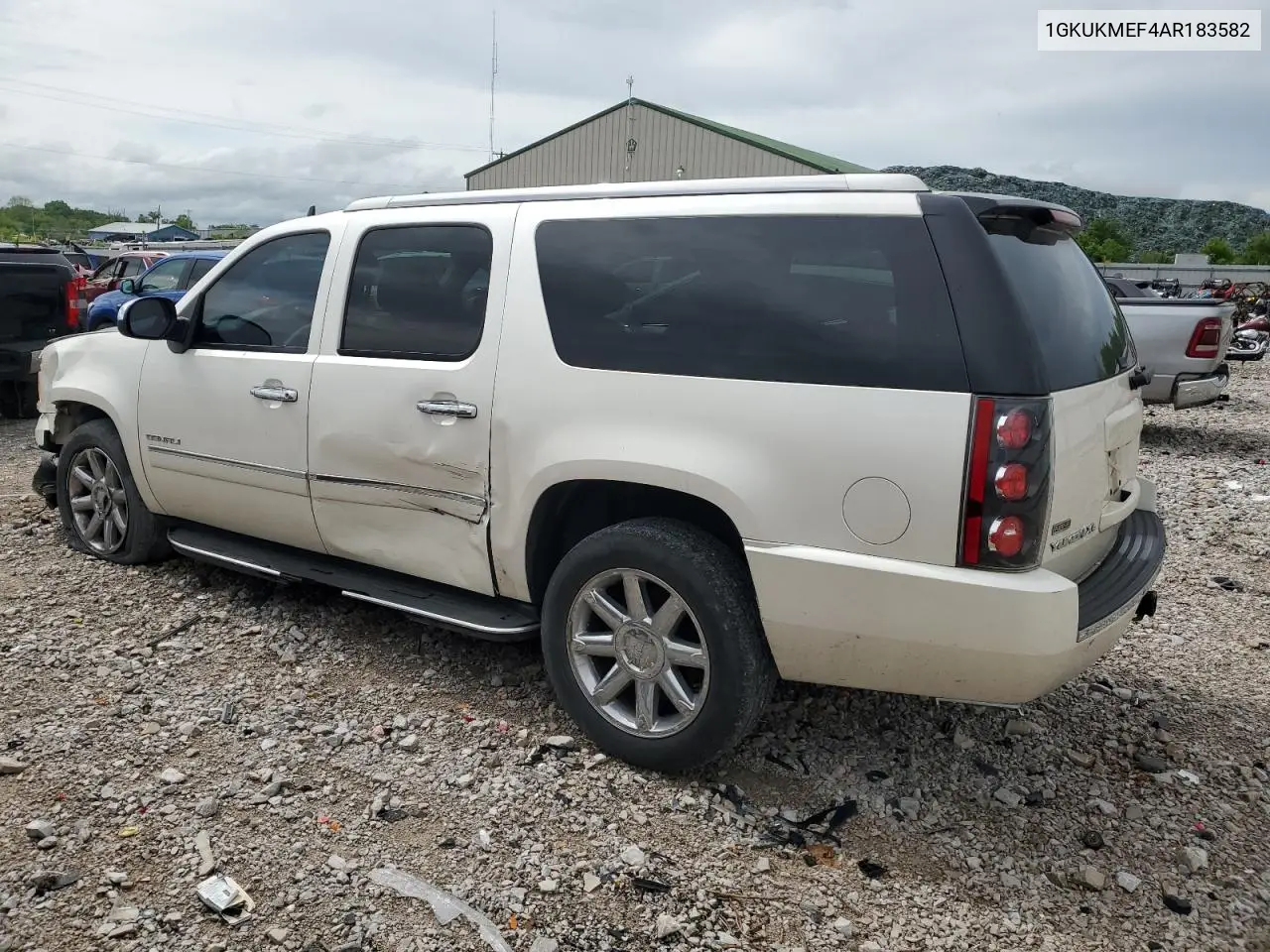 2010 GMC Yukon Xl Denali VIN: 1GKUKMEF4AR183582 Lot: 56564125