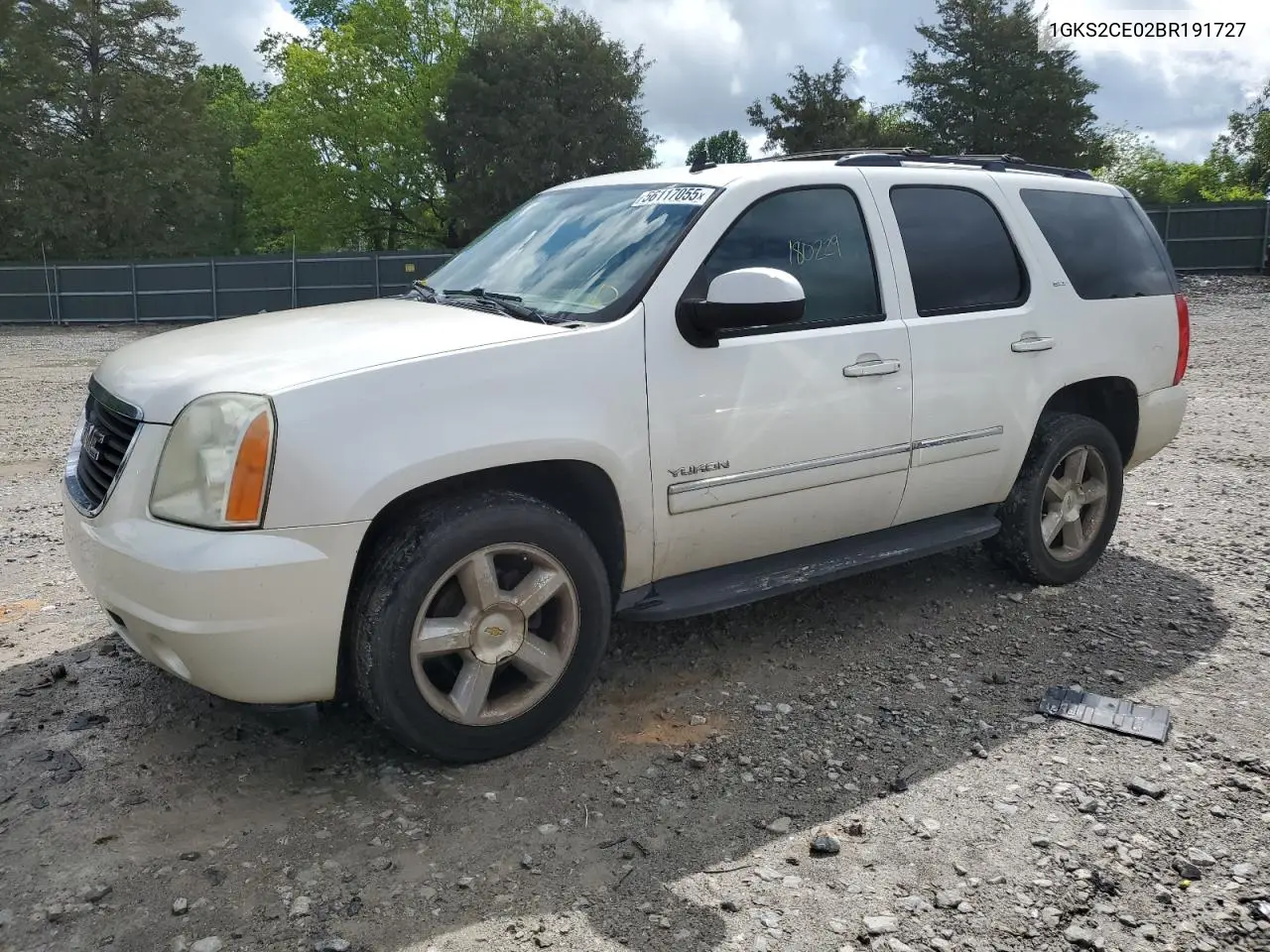 2011 GMC Yukon Slt VIN: 1GKS2CE02BR191727 Lot: 56117055