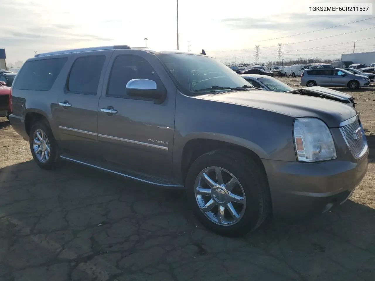 2012 GMC Yukon Xl Denali VIN: 1GKS2MEF6CR211537 Lot: 51685815
