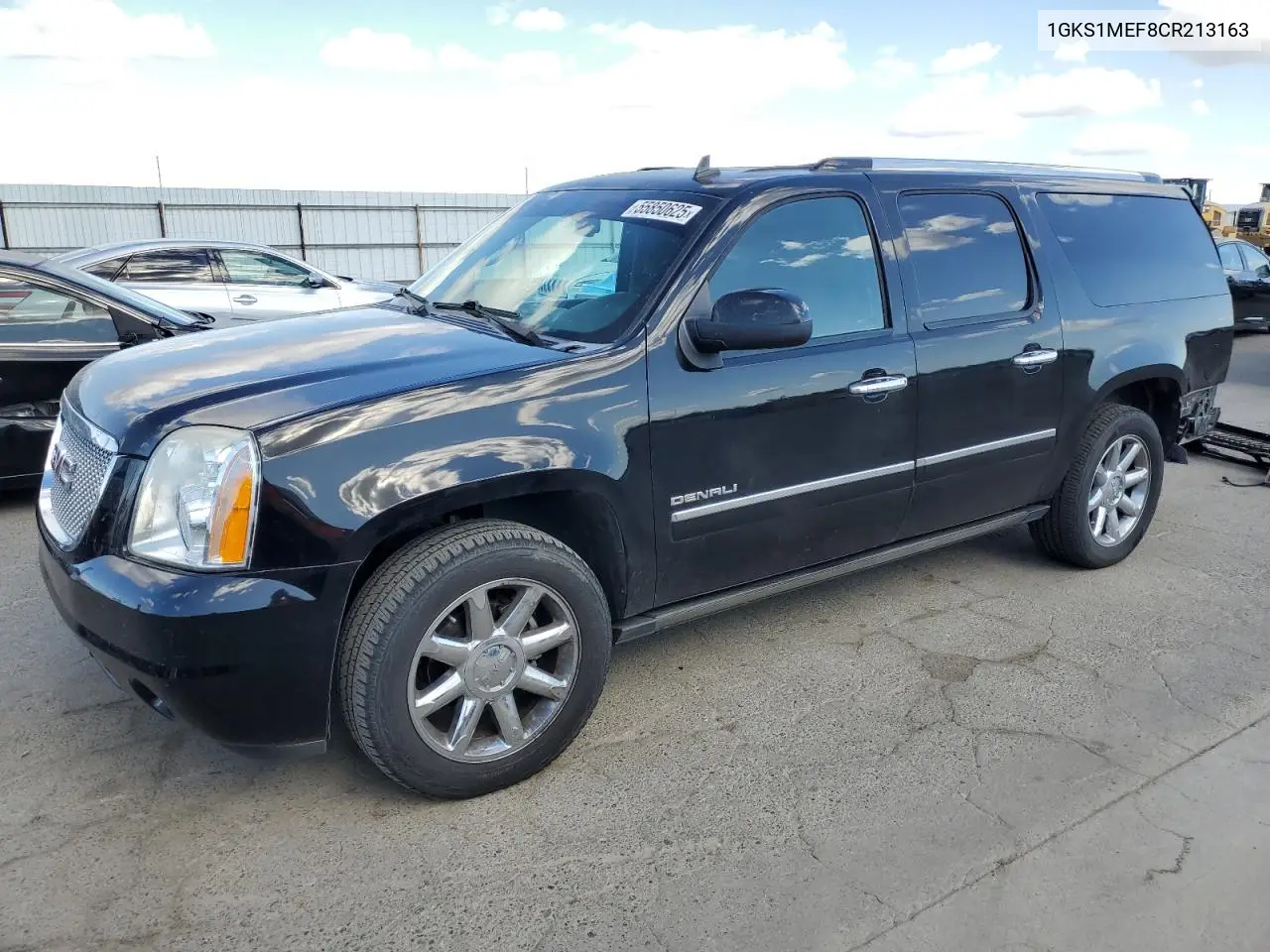 2012 GMC Yukon Xl Denali VIN: 1GKS1MEF8CR213163 Lot: 55850625