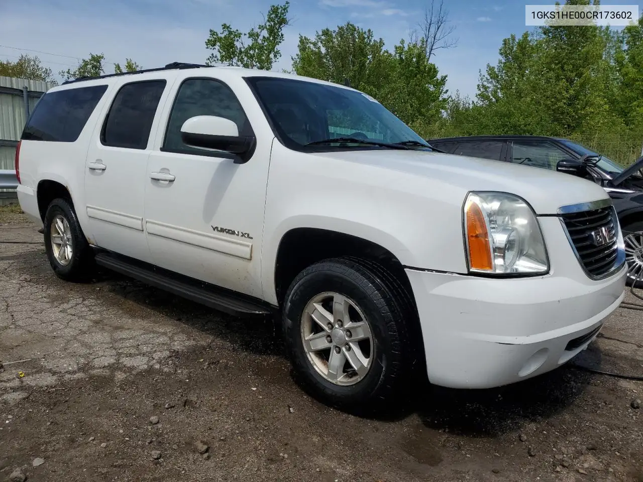 2012 GMC Yukon Xl C1500 Sle VIN: 1GKS1HE00CR173602 Lot: 56433135