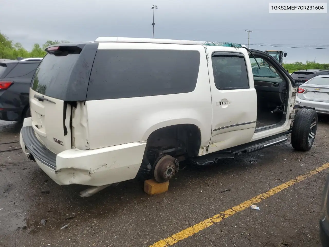 2012 GMC Yukon Xl Denali VIN: 1GKS2MEF7CR231604 Lot: 56971735