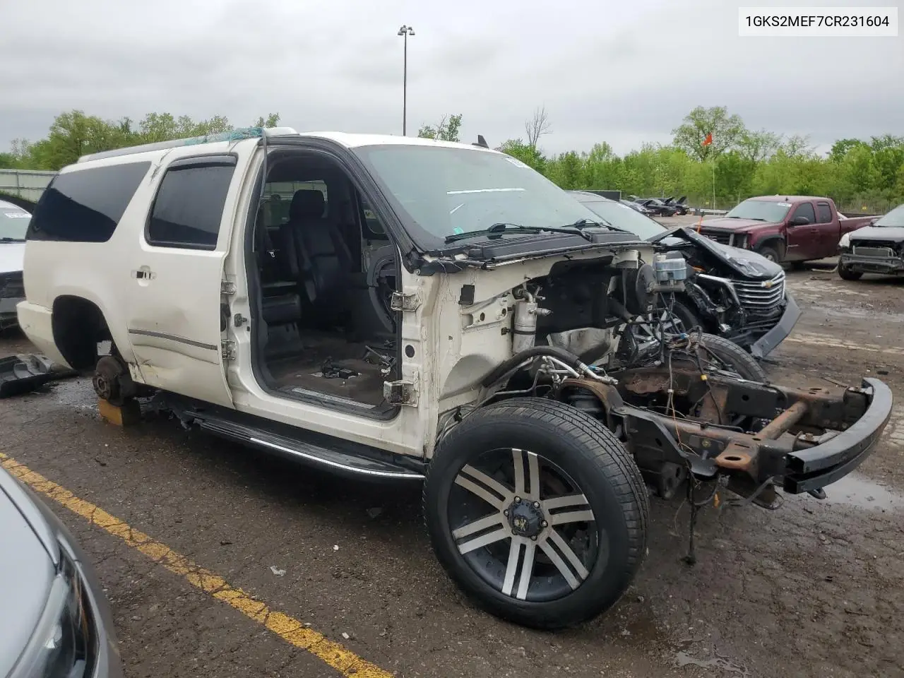 2012 GMC Yukon Xl Denali VIN: 1GKS2MEF7CR231604 Lot: 56971735