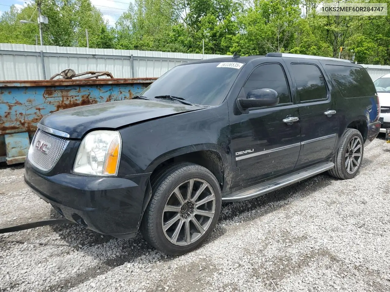 2013 GMC Yukon Xl Denali VIN: 1GKS2MEF6DR284747 Lot: 56336535