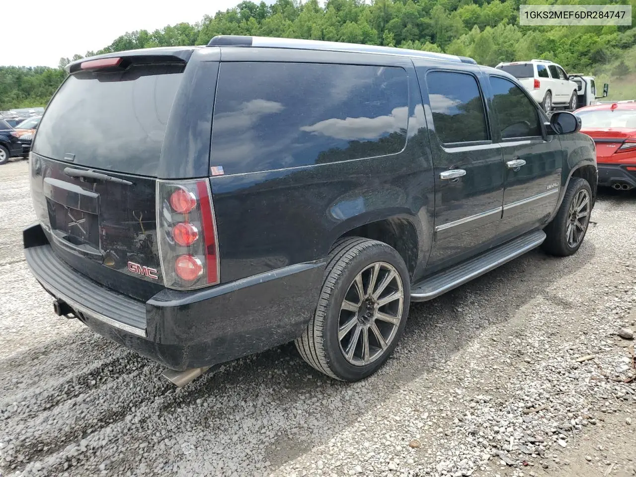 2013 GMC Yukon Xl Denali VIN: 1GKS2MEF6DR284747 Lot: 56336535