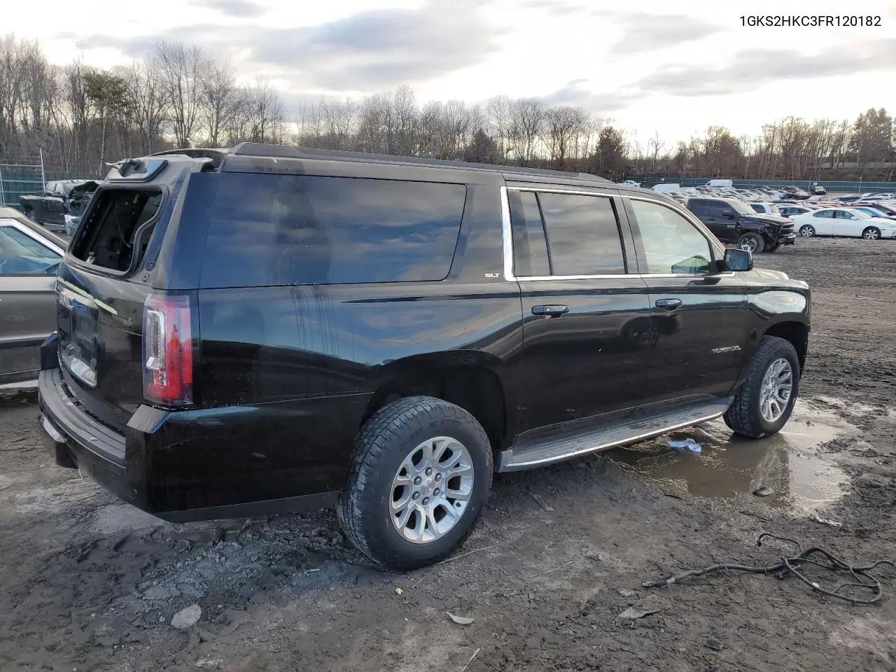 2015 GMC Yukon Xl K1500 Slt VIN: 1GKS2HKC3FR120182 Lot: 47971955