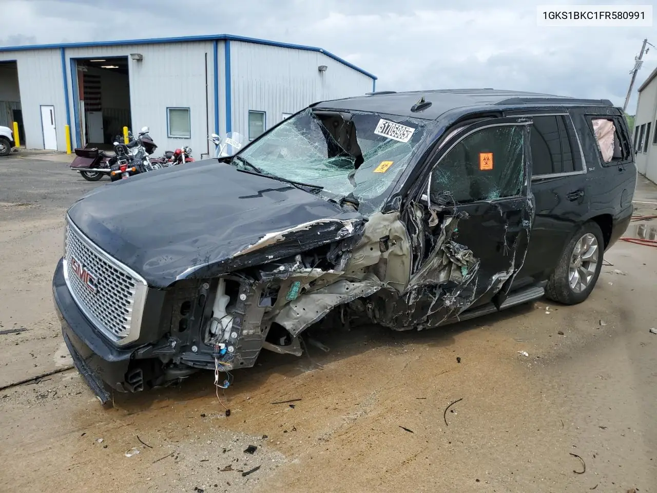 2015 GMC Yukon Slt VIN: 1GKS1BKC1FR580991 Lot: 51705985