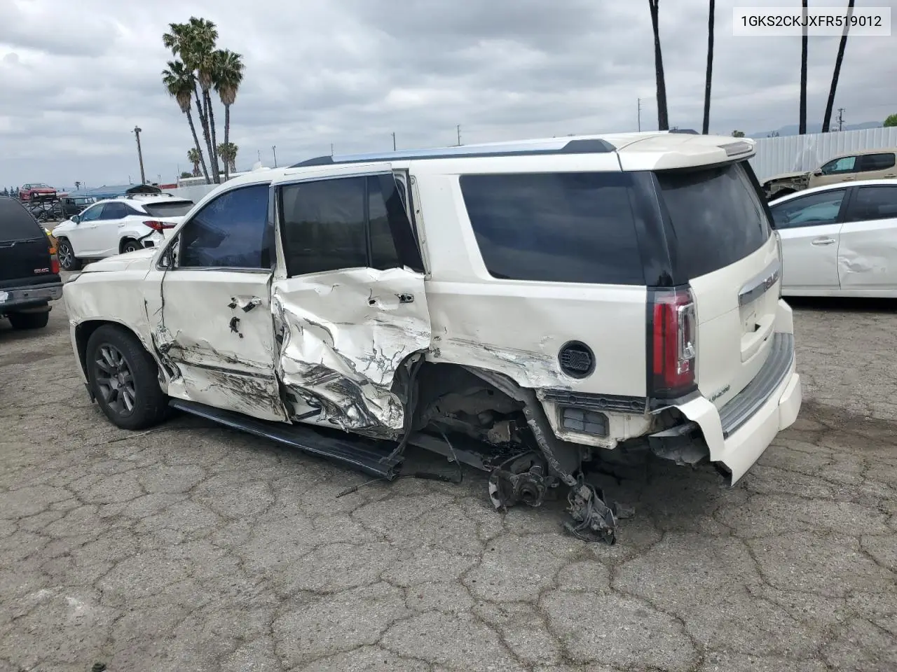 2015 GMC Yukon Denali VIN: 1GKS2CKJXFR519012 Lot: 53717125
